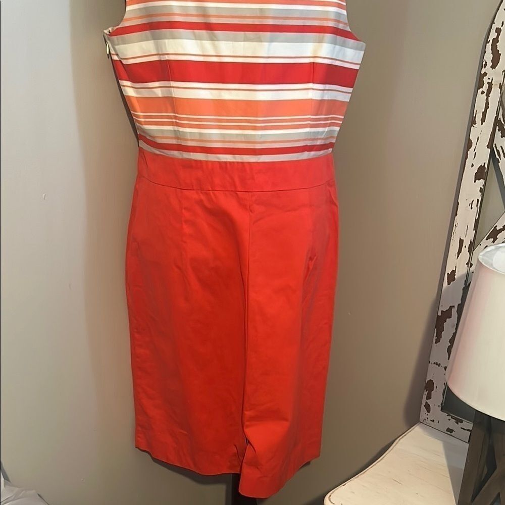 NWT Banana Republic Red White Sheath Mini Dress   B - Picture 8 of 11